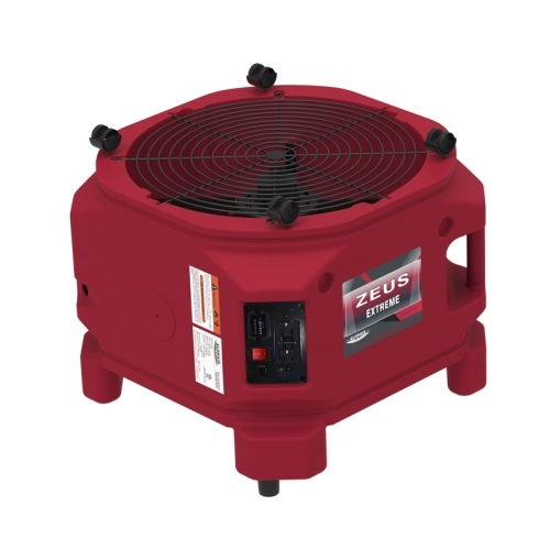 AlorAir Zeus Extreme Red Air Mover, 115 VAC, Red