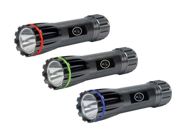 Wilmar PT Power Firepoint Tactical Black Aluminum 270 lm. LED Flashlight with AAA Battery (Pack of 8)