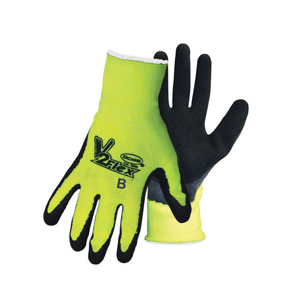 WORK GLVS HIVIZ GRN S (Pack of 12)
