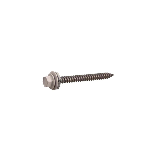 Grip-Rite #10-16 x 1-1/2 in. L Hex Head Self-Sealing Screws (Pack of 12)