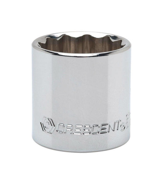 Crescent Cds27n 3/8 Drive 1/2 12 Pt Chrome Sae Socket