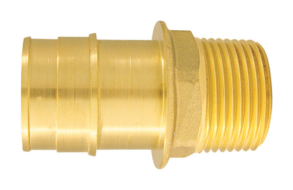 Apollo Expansion PEX / Pex A 1 in. Expansion PEX in to X 3/4 in. D MPT Brass Male Adapter