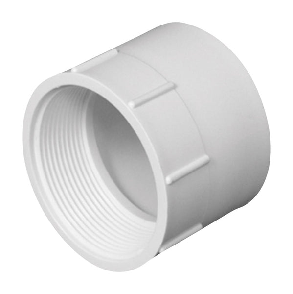 Charlotte Pipe Schedule 40 4 in. Hub X 4 in. D FPT PVC Adapter 10 pk