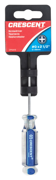 Crescent #0 X 2-1/2 in. L Phillips Screwdriver 1 pc